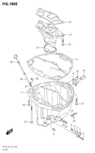 DF250T From 25004F-510001 (E03)  2015 drawing OIL PAN (DF250T:E03)