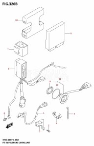 DF60A From 06002F-610001 (E03)  2016 drawing PTT SWITCH /​ ENGINE CONTROL UNIT (DF50A:E03)