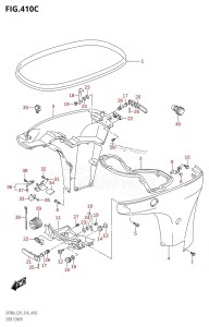 DF70A From 07003F-610001 (E01 E40)  2016 drawing SIDE COVER (DF70ATH:E01)