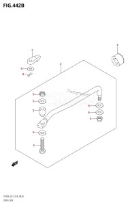 DF80A From 08002F-410001 (E01 E40)  2014 drawing DRAG LINK (DF70A:E40)