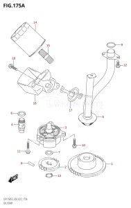 DF115BSS From 11507F-340001 (E03)  2023 drawing OIL PUMP