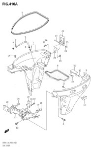 00994F-040001 (2020) 9.9hp E01-Gen. Export 1 (DF9.9A   DF9.9ARK10) DF9.9A drawing SIDE COVER