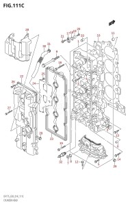 DF175TG From 17502F-410001 (E03)  2014 drawing CYLINDER HEAD (DF150Z:E03)