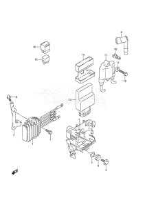 Outboard DF 20A drawing Rectifier/Ignition Coil