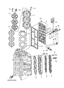 250G drawing CYLINDER--CRANKCASE-2