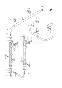 DF 250 drawing Fuel Injector