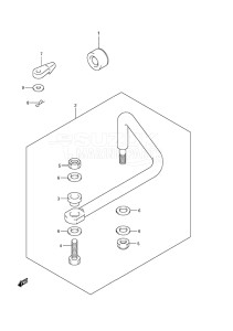 Outboard DF 175 drawing Drag Link