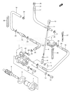 DT175 From 17501-701001 ()  1987 drawing OIL PUMP (MODEL:95~00)