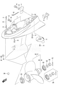 DF 115A drawing Gear Case