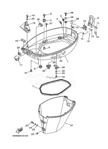 F50D drawing BOTTOM-COWLING