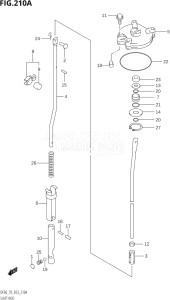 06001F-880001 (2008) 60hp E03-USA (DF60TK8) DF60 drawing SHIFT ROD