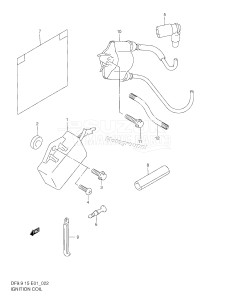 DF15 From 01501F-030001 ()  2000 drawing IGNITION COIL