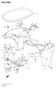 DF80A From 08002F-110001 (E01 E40)  2011 drawing SIDE COVER