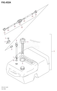 DF25 From 02503F-010001 (E01)  2010 drawing FUEL TANK