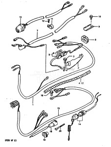 DT20 From 02003-502142 ()  1984 drawing ELECTRICAL