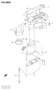 DF6 From 00602F-210001 (P03)  2012 drawing DRIVE SHAFT HOUSING