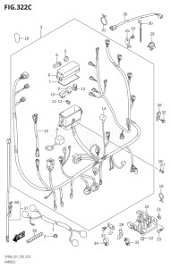 08002F-140001 (2021) 80hp E01 E40-Gen. Export 1 - Costa Rica (DF80AT) DF80A drawing HARNESS (DF100B)