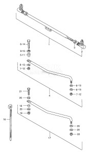 DT115 From 11502-461001 ()  1994 drawing OPT : TIE ROD