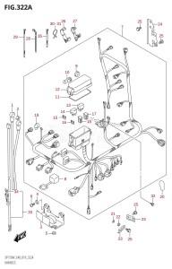 DF150 From 15002Z-910001 (E40)  2019 drawing HARNESS