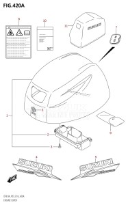 DF9.9A From 00994F-610001 (P03)  2016 drawing ENGINE COVER (DF8A:P03)