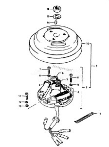 DT9.9 From F-10001 ()  1985 drawing MAGNETO (MODEL D,F)