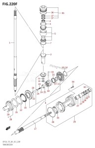 DF175T From 17502F-210001 (E01 E40)  2012 drawing TRANSMISSION (DF175T:E40)