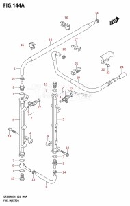 DF250A From 25003P-040001 (E01)  2020 drawing FUEL INJECTOR (E01)