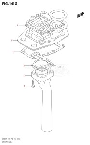 DT9.9A From 00996 -710001 (P36-)  2017 drawing EXHAUST TUBE (DT15A:P36)