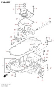 DF175AZ From 17503Z-910001 (E03)  2019 drawing ENGINE HOLDER (DF150AT)