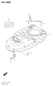 DF200 From 20002F-510001 (E01 E40)  2005 drawing RING GEAR COVER (DF250Z:E40)