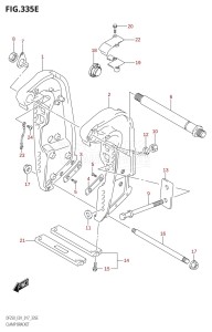 DF225Z From 22503Z-710001 (E01 E40)  2017 drawing CLAMP BRACKET (DF225T:E01:(X-TRANSOM,XX-TRANSOM))