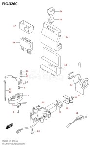 DF200AP From 20003P-810001 (E01 E40)  2018 drawing PTT SWITCH /​ ENGINE CONTROL UNIT (DF200AP)