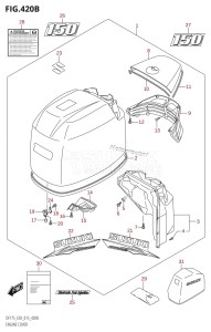 DF175T From 17502F-510001 (E03)  2015 drawing ENGINE COVER (DF150T:E03)