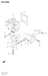 DF40 From 04001F-510001 (E03)  2005 drawing THROTTLE BODY