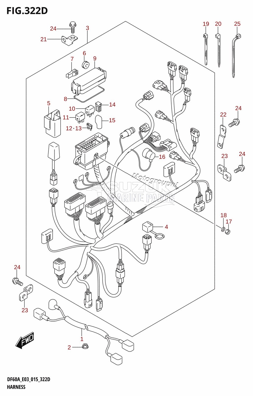 HARNESS (DF50AVT:E03)