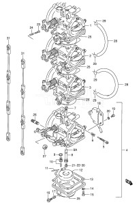 DT115 From 11502-811083 ()  1988 drawing CARBURETOR (DT140)