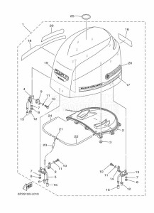 FL250GETX drawing FAIRING-UPPER