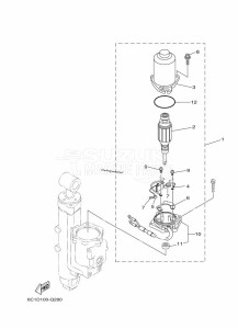 F40HETL drawing POWER-TILT-ASSEMBLY-2