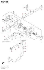 DF6 From 00602F-310001 (P01)  2013 drawing FUEL PUMP (DF6:P01)