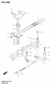 DF200A From 20003F-510001 (E01 E40)  2015 drawing THROTTLE ROD (DF200AT)