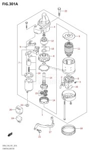 DF8A From 00801F-110001 (P01)  2011 drawing STARTING MOTOR