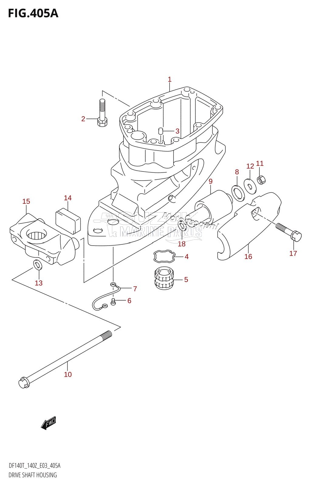 DRIVE SHAFT HOUSING