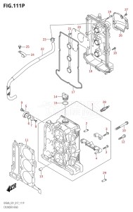 05004F-710001 (2017) 50hp E01-Gen. Export 1 (DF50AVT  DF50AVTH) DF50A drawing CYLINDER HEAD (DF50AVTH:E01)