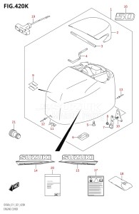 06003F-140001 (2021) 60hp E11-Gen. Export 2 (DF60AVT  DF60AVT_   DF60AVT   DF60AVTH  DF60AVTH_   DF60AVTH) DF60A drawing ENGINE COVER (DF50ATH:E01:021)