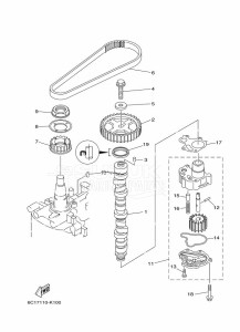 F40DETL drawing OIL-PUMP