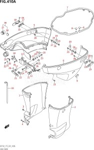 17502Z-110001 (2011) 175hp E01-Gen. Export 1 (DF175Z) DF175Z drawing SIDE COVER