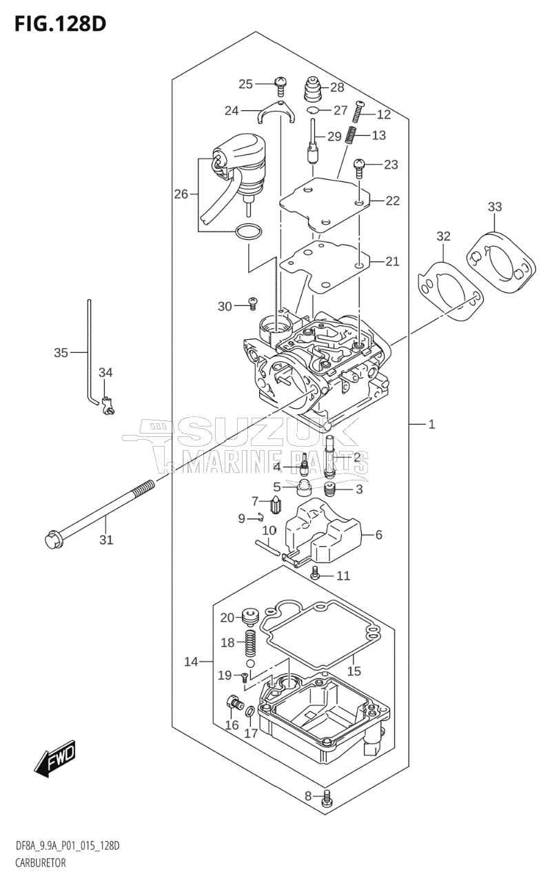 CARBURETOR (DF9.9AR:P01)