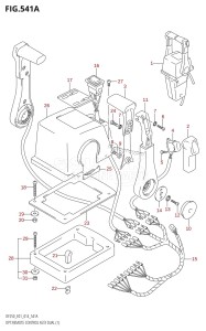 DF225T From 22503F-410001 (E01 E40)  2014 drawing OPT:REMOTE CONTROL ASSY DUAL (1)