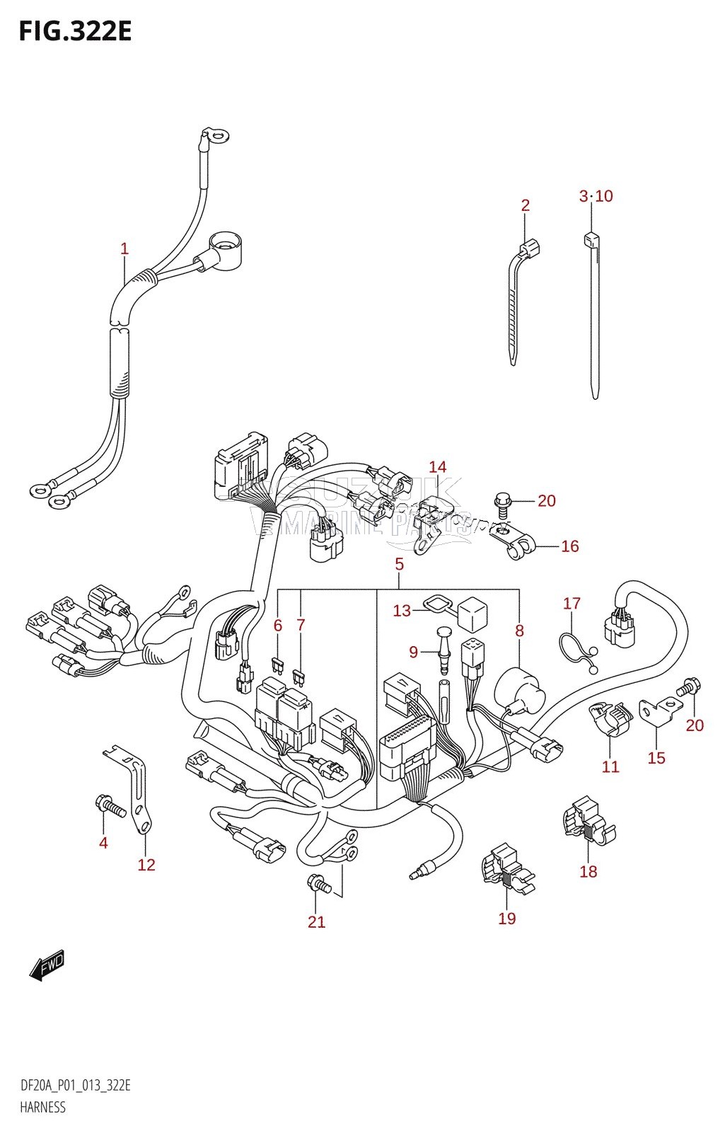 HARNESS (DF20A:P01)