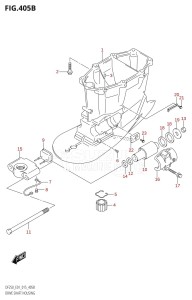 DF250 From 25003F-510001 (E01 E40)  2015 drawing DRIVE SHAFT HOUSING (DF200T:E40:(X-TRANSOM,XX-TRANSOM))